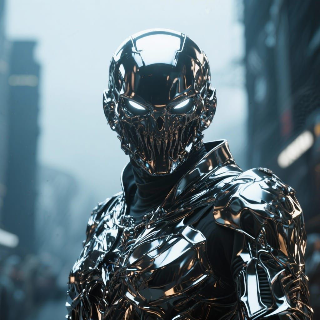 Grimdark Aesthetic in a Chrome World