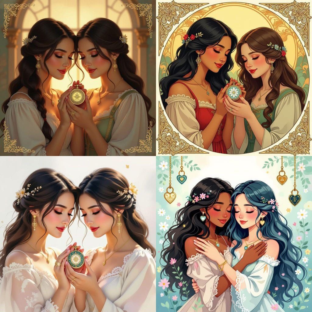 Sabreena and Rain Locket Image