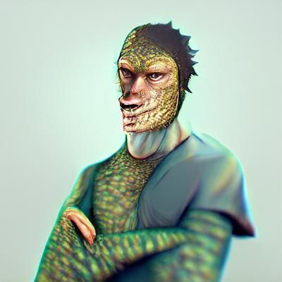 Lizard Man Creature Concept