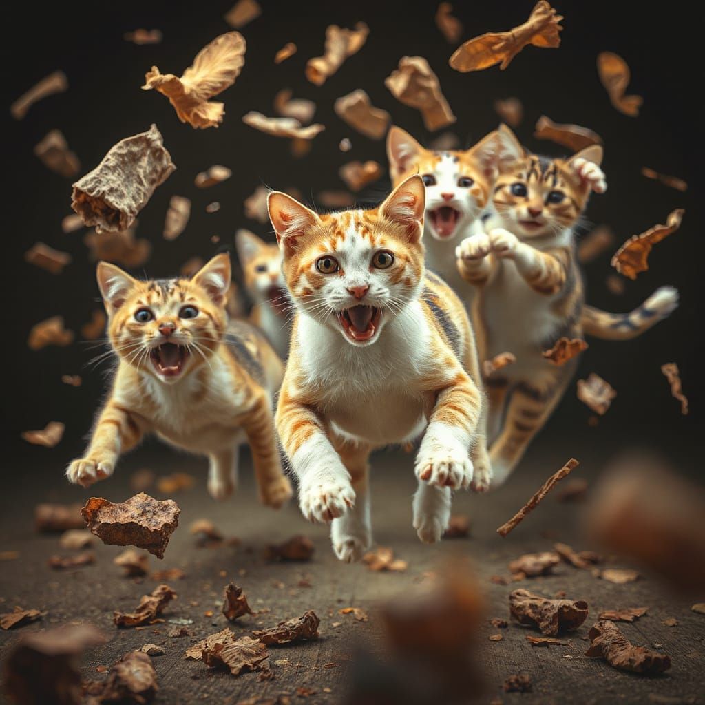 Cats Out of the Bag: A Visual Metaphor