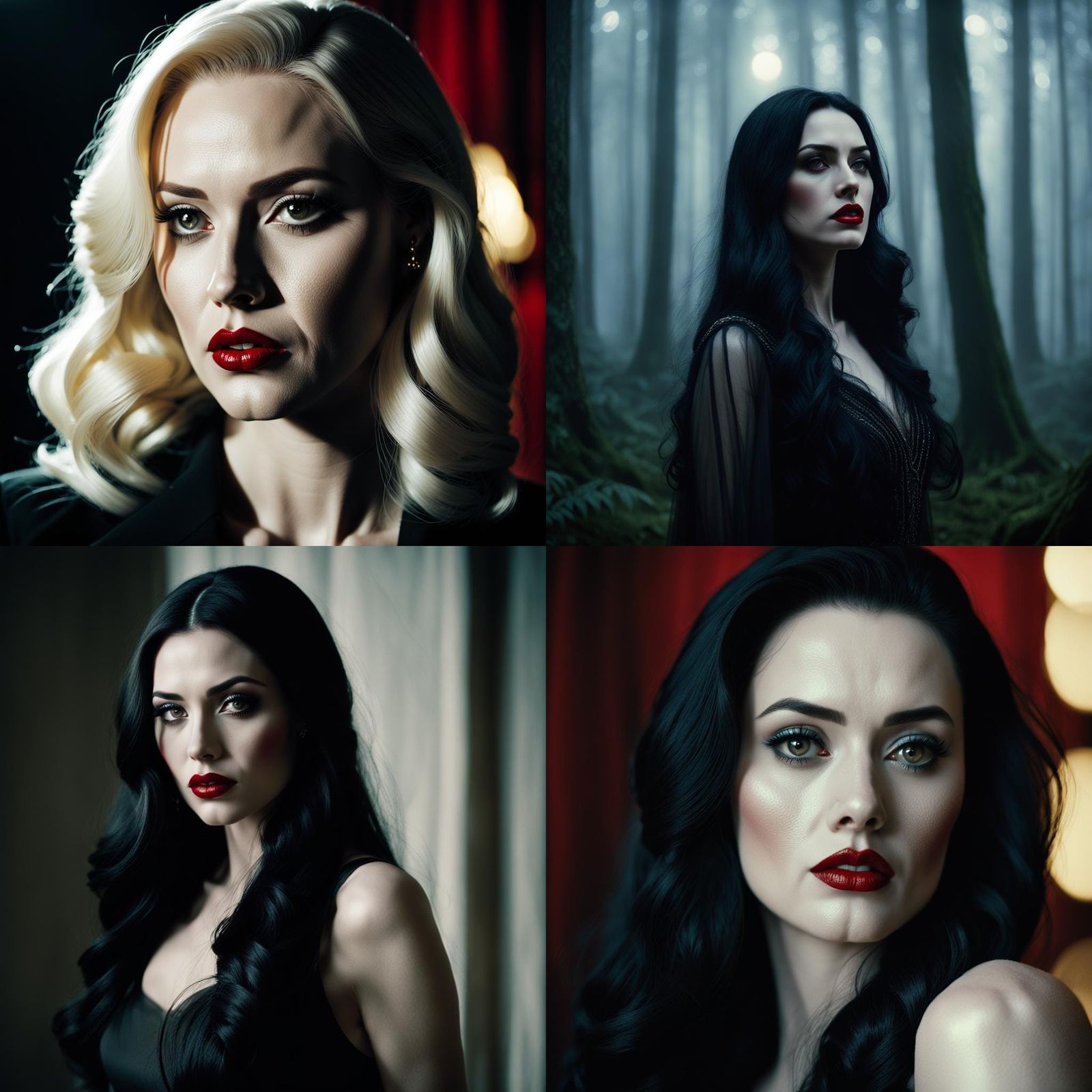 Stunning Portrait of a Graceful Woman with Piercing Eyes