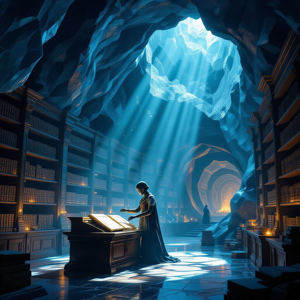 Automaton Librarian in Geode Library