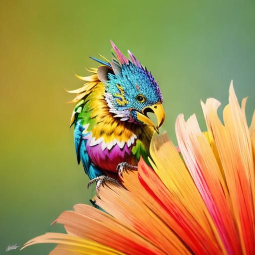 Realistic Skin Portrait in Vibrant Colors