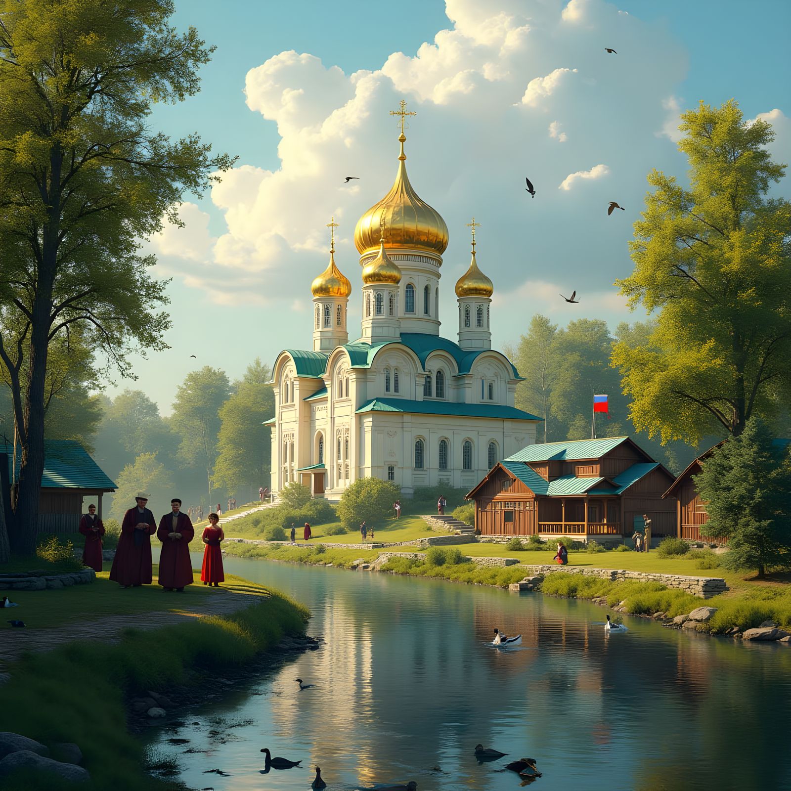 Golden Orthodox Church in 19th-Century Russia