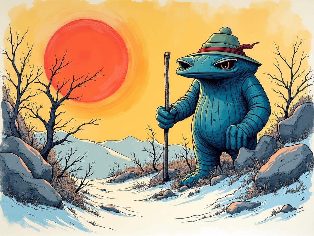 Moebius Inspired Graffiti Art