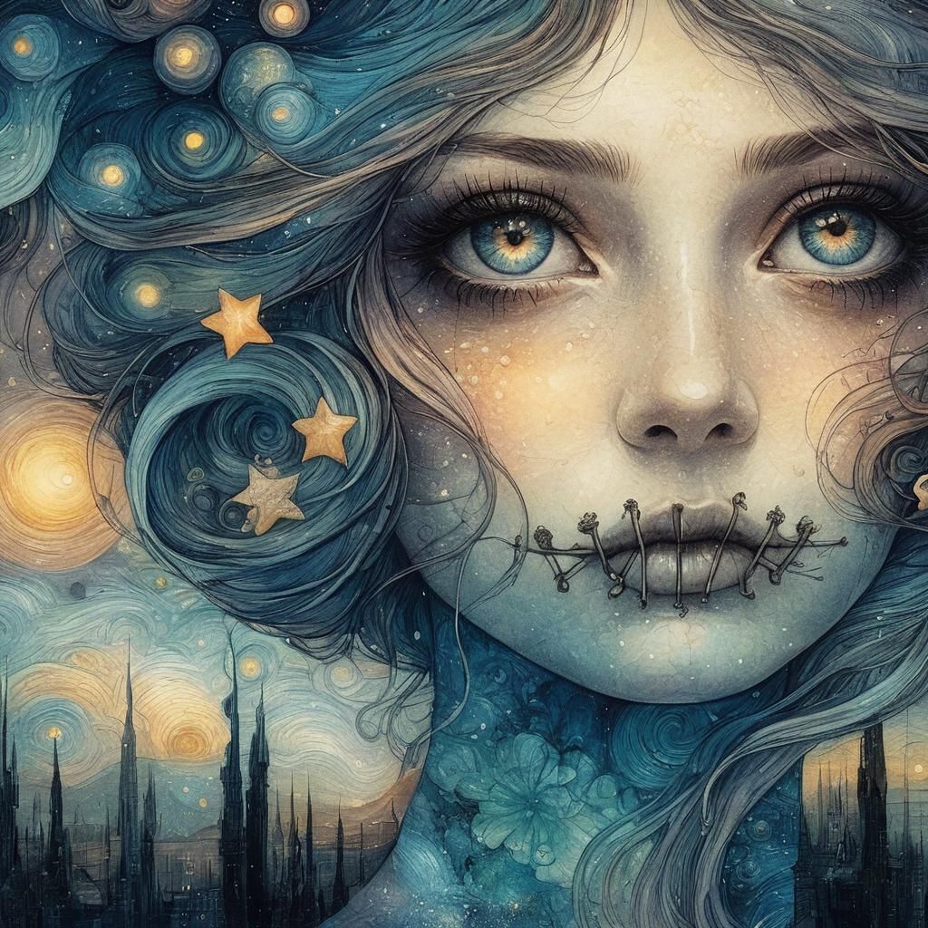 Abstract Dreamscape Generated by AI