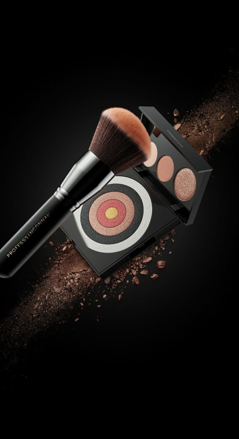Digital Makeup Target in Luxurious Black