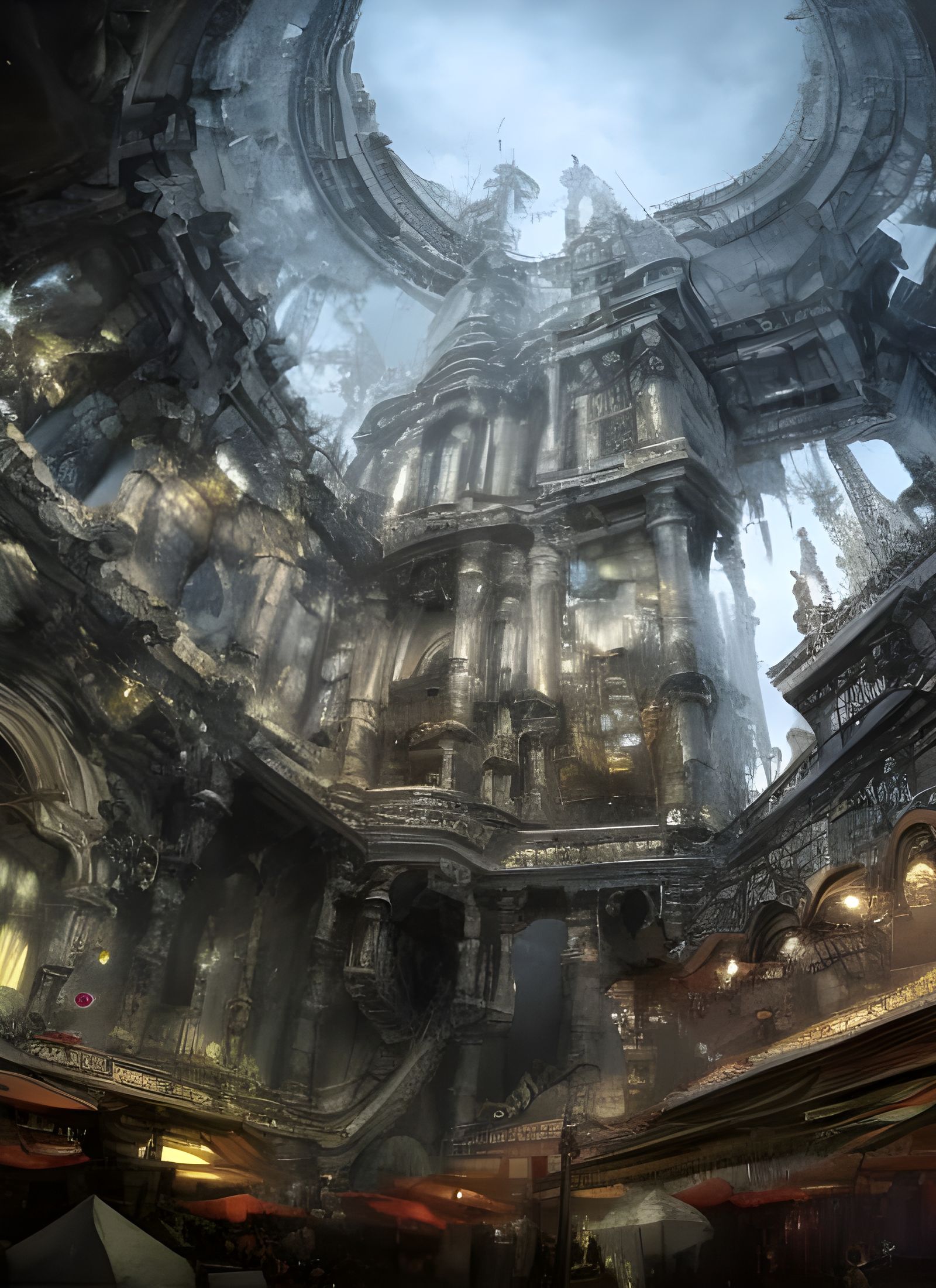 Hyperrealistic Monumental Structure in 8k Resolution