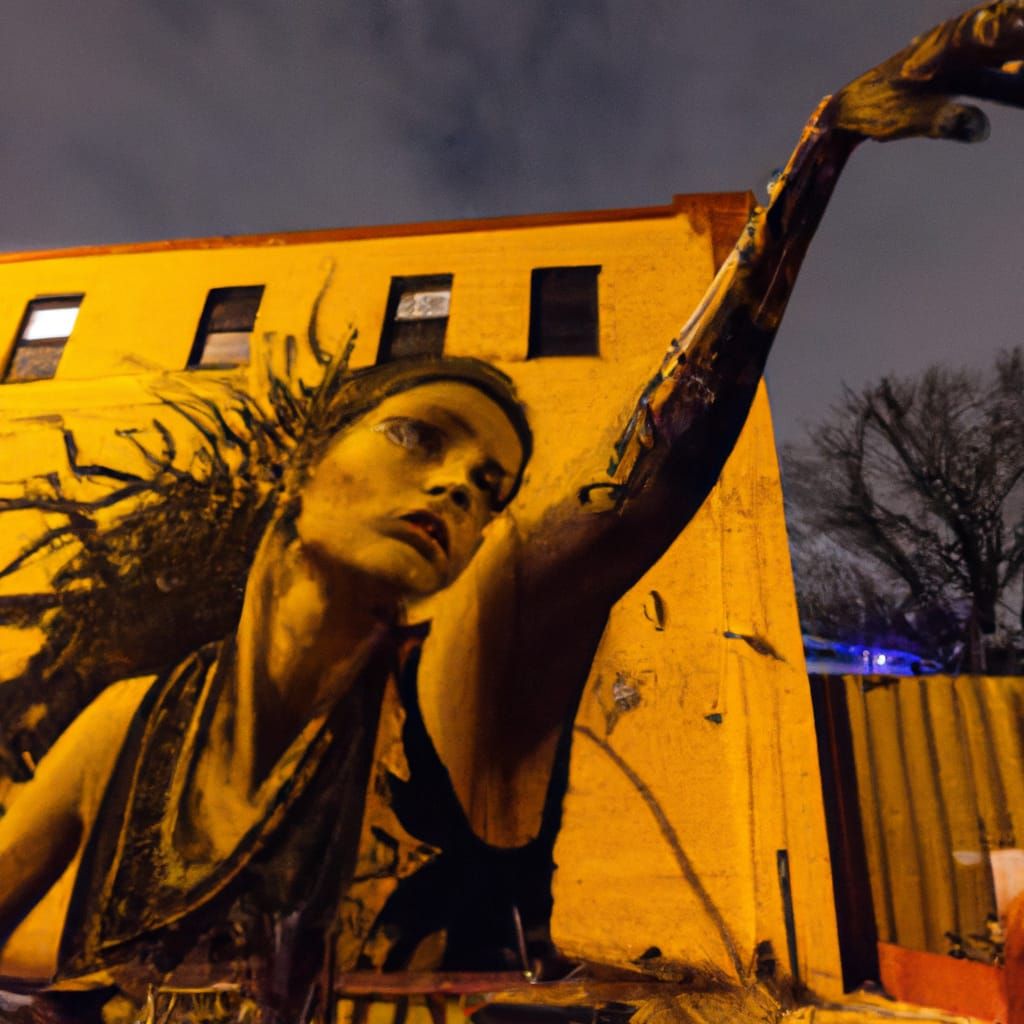 Surreal Alley Mural: Sara's Nightmare