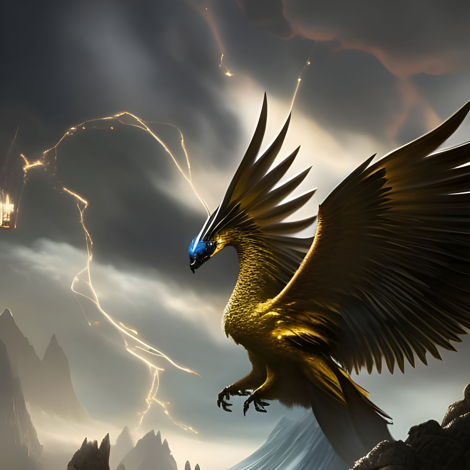 Zapdos Pokémon Soaring Rococo Stormy Night