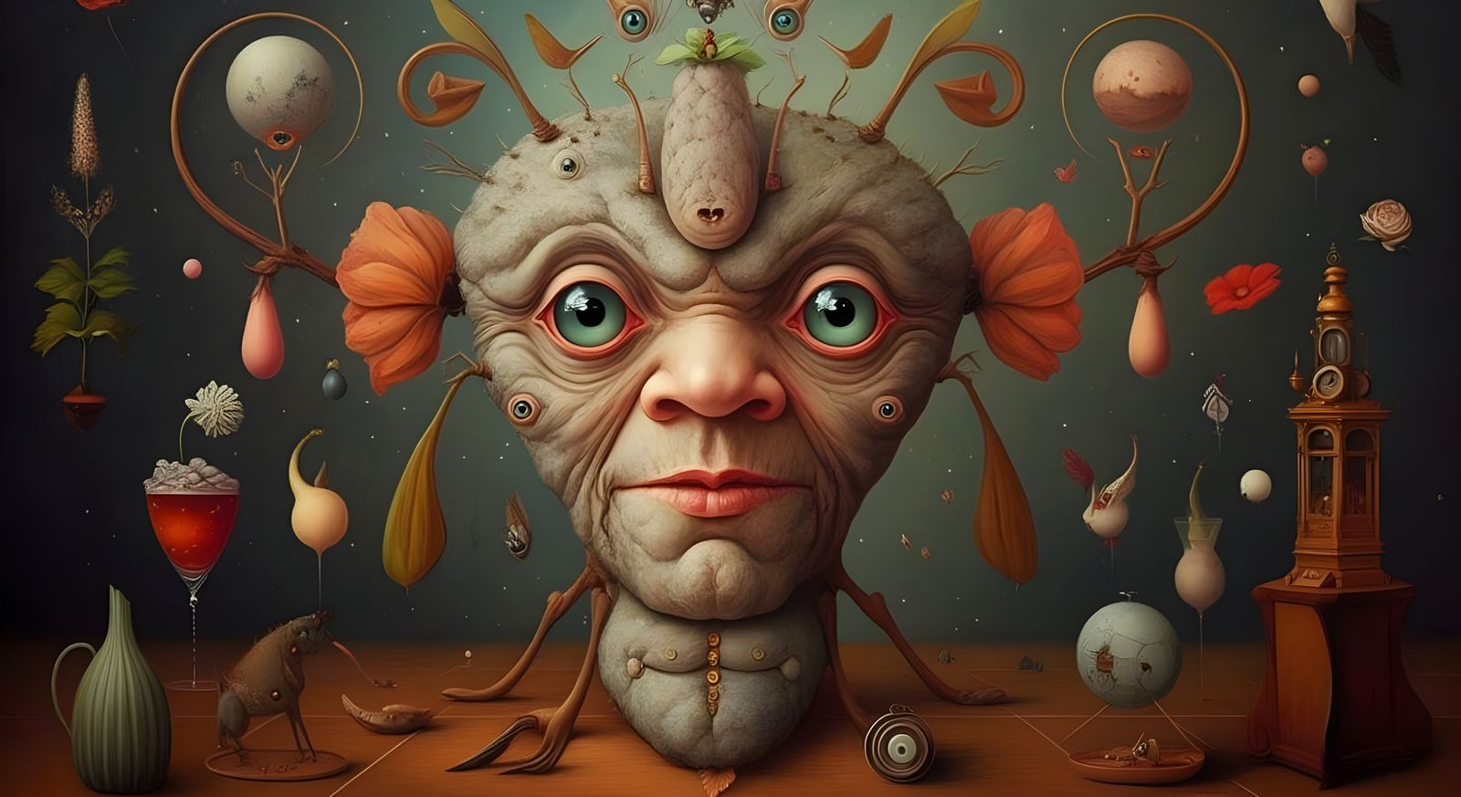 Surreal Fantasy Art in Imperial Colors