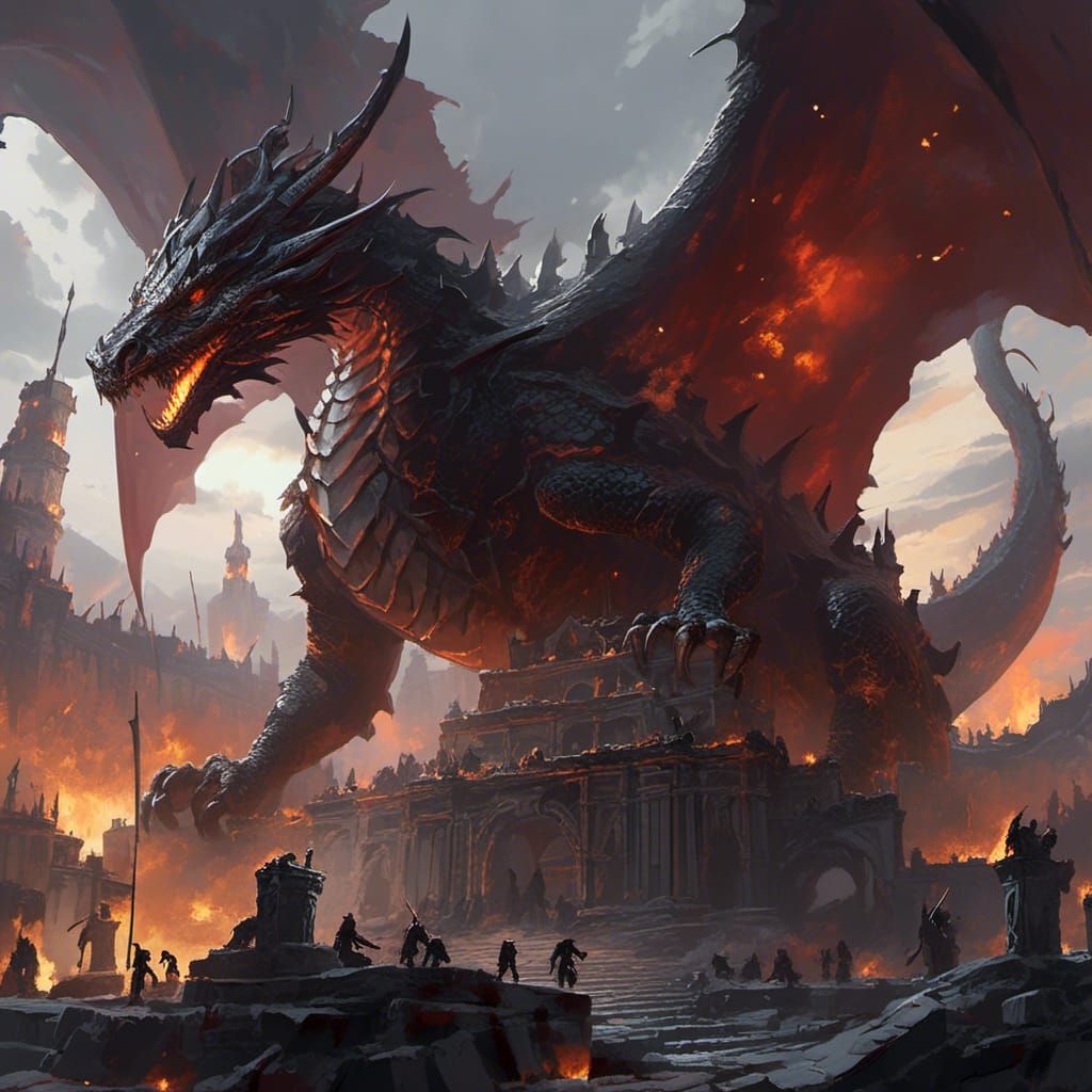 Dragon Dominance: Obsidian Scales and Malice