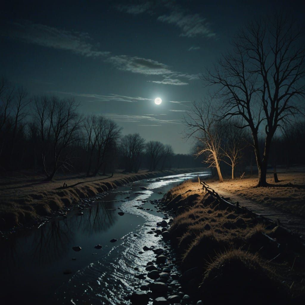 Epic River Scene in Cinematic Style