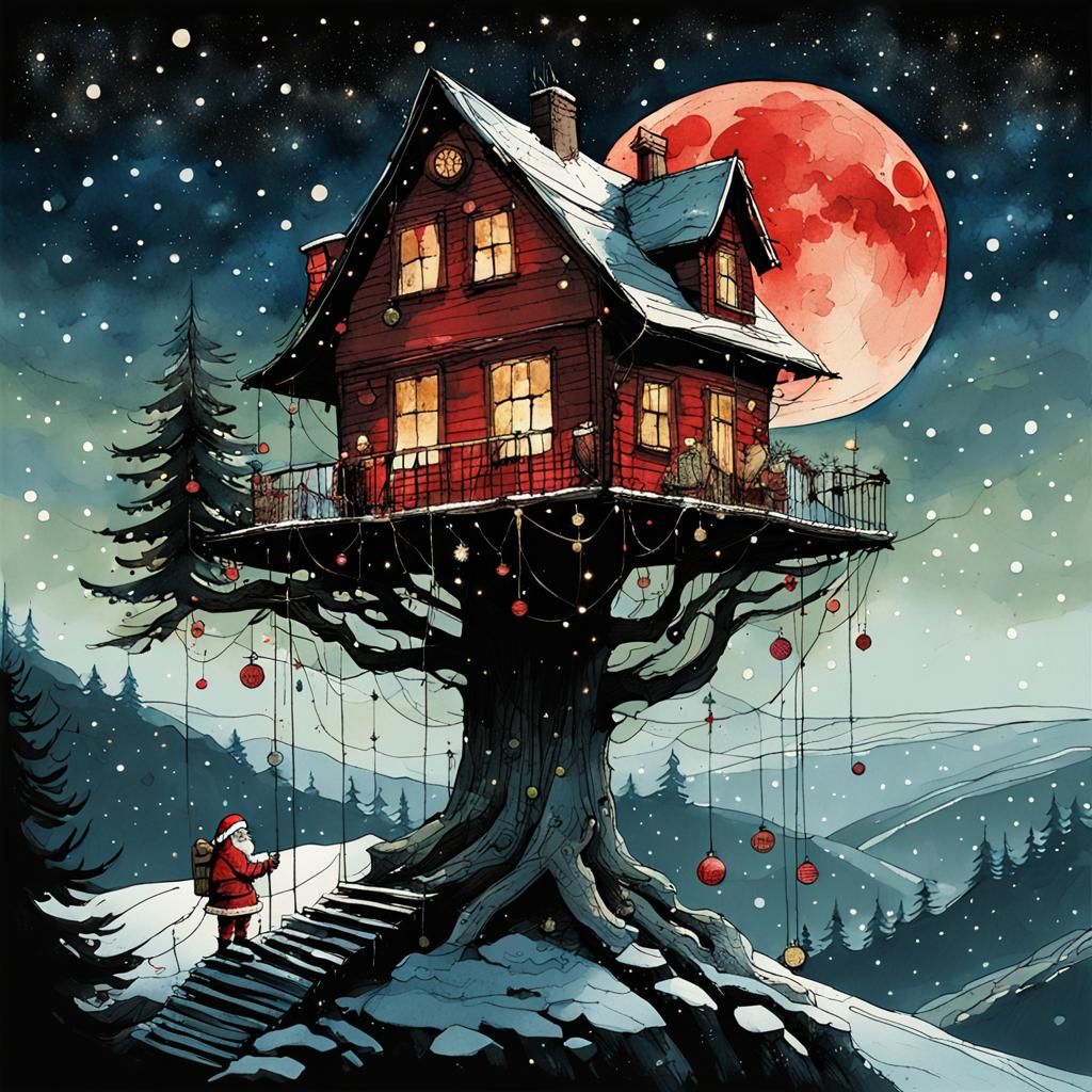 CHRISTMAS TREE HOUSE