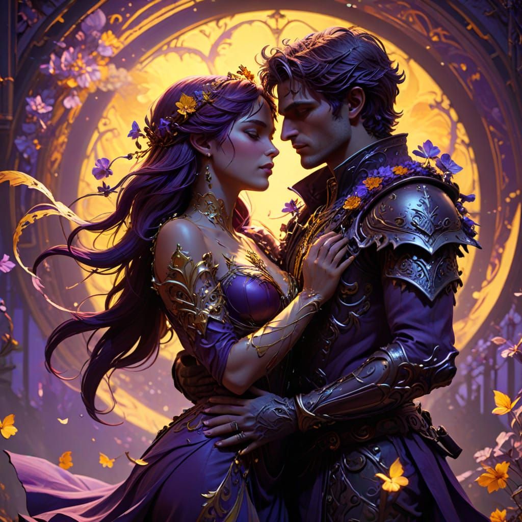Whispers of Midnight Love in Dark Fantasy