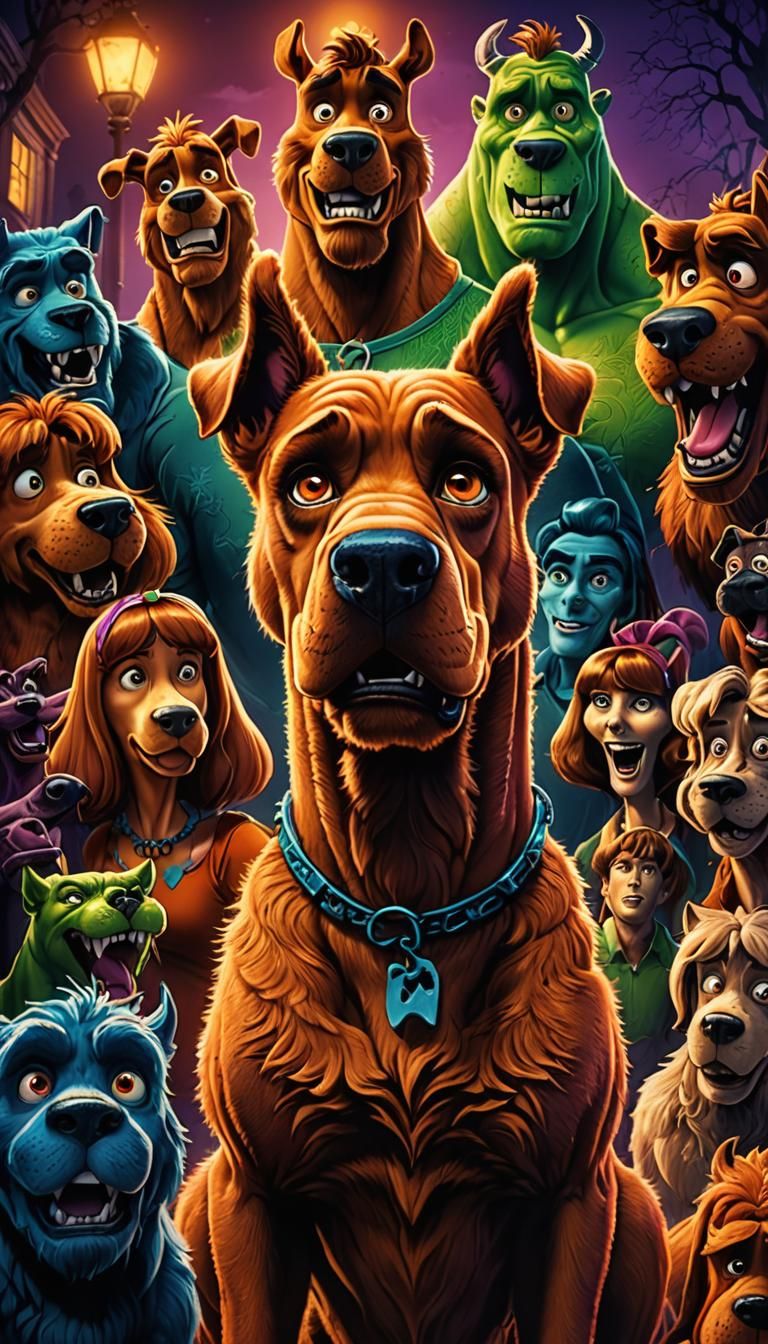 Scooby Doo Faces His Nightmare: Hyper-Realistic 3D Art