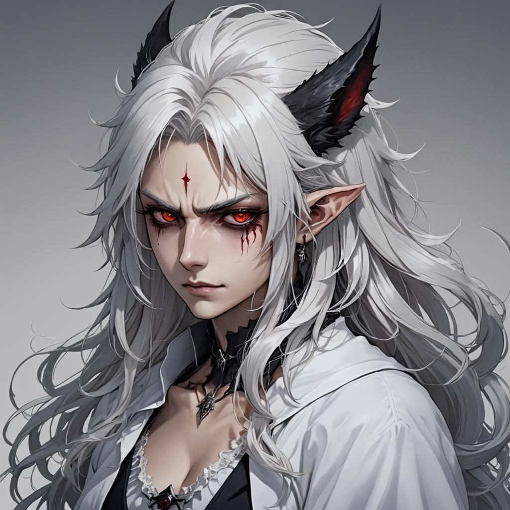 Anime Style Vampire Werewolf Hybrid
