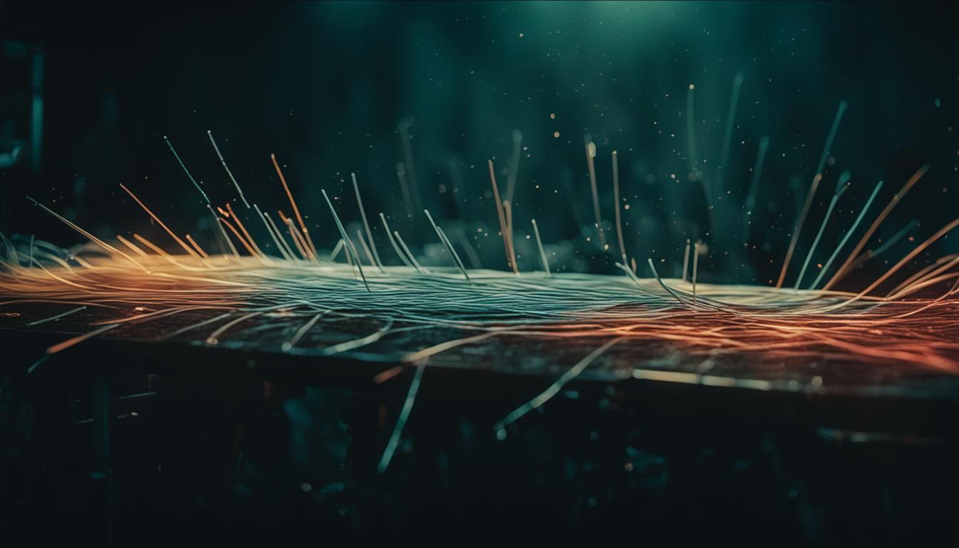Magnetic Field Lines Around Bar Magnet: Cinematic Still