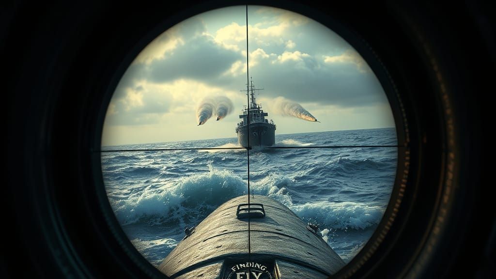 Turbulent Sea Battle in a Gritty, Dystopian World