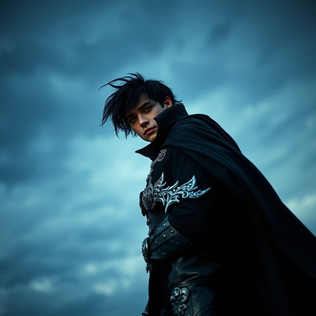 Gothic Hero Reveals Himself Under the Darkening Sky