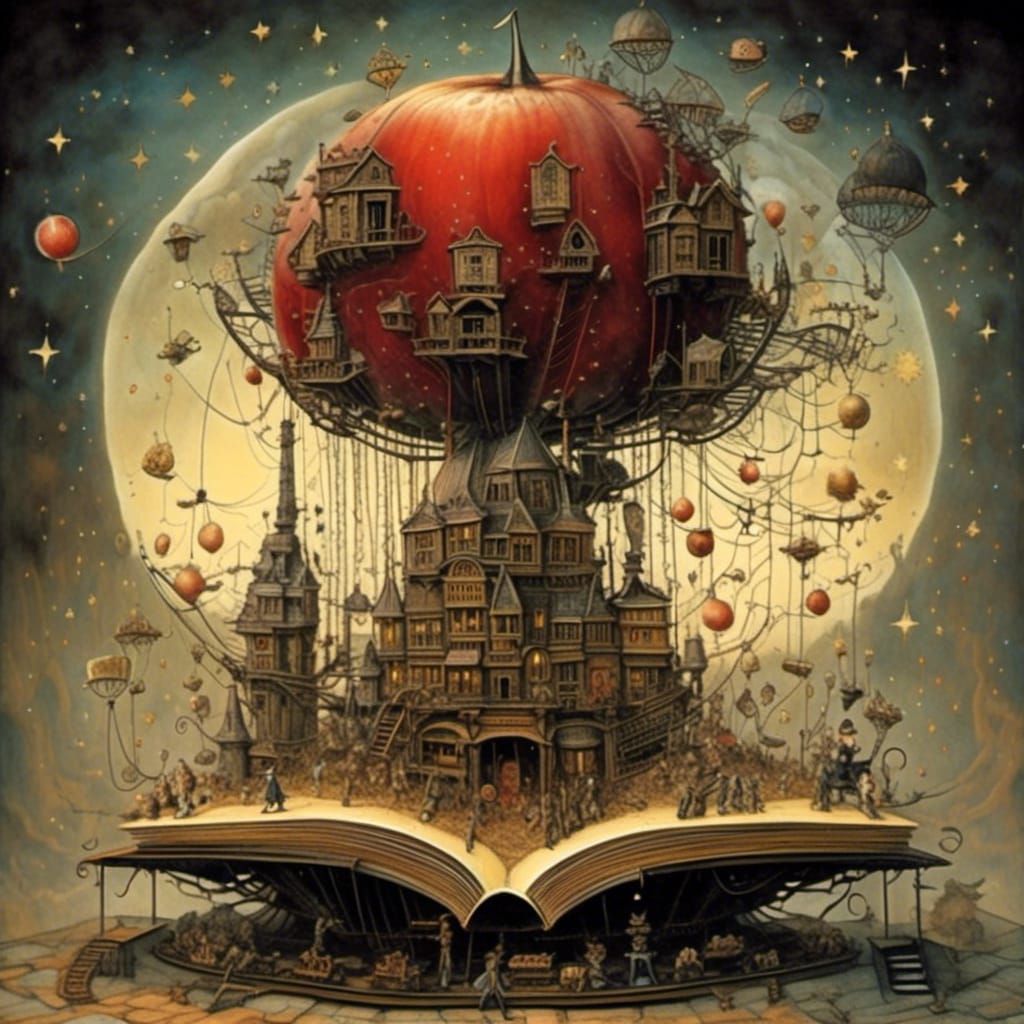 Crystal Apple Pop-Up Book: A Fantasy World