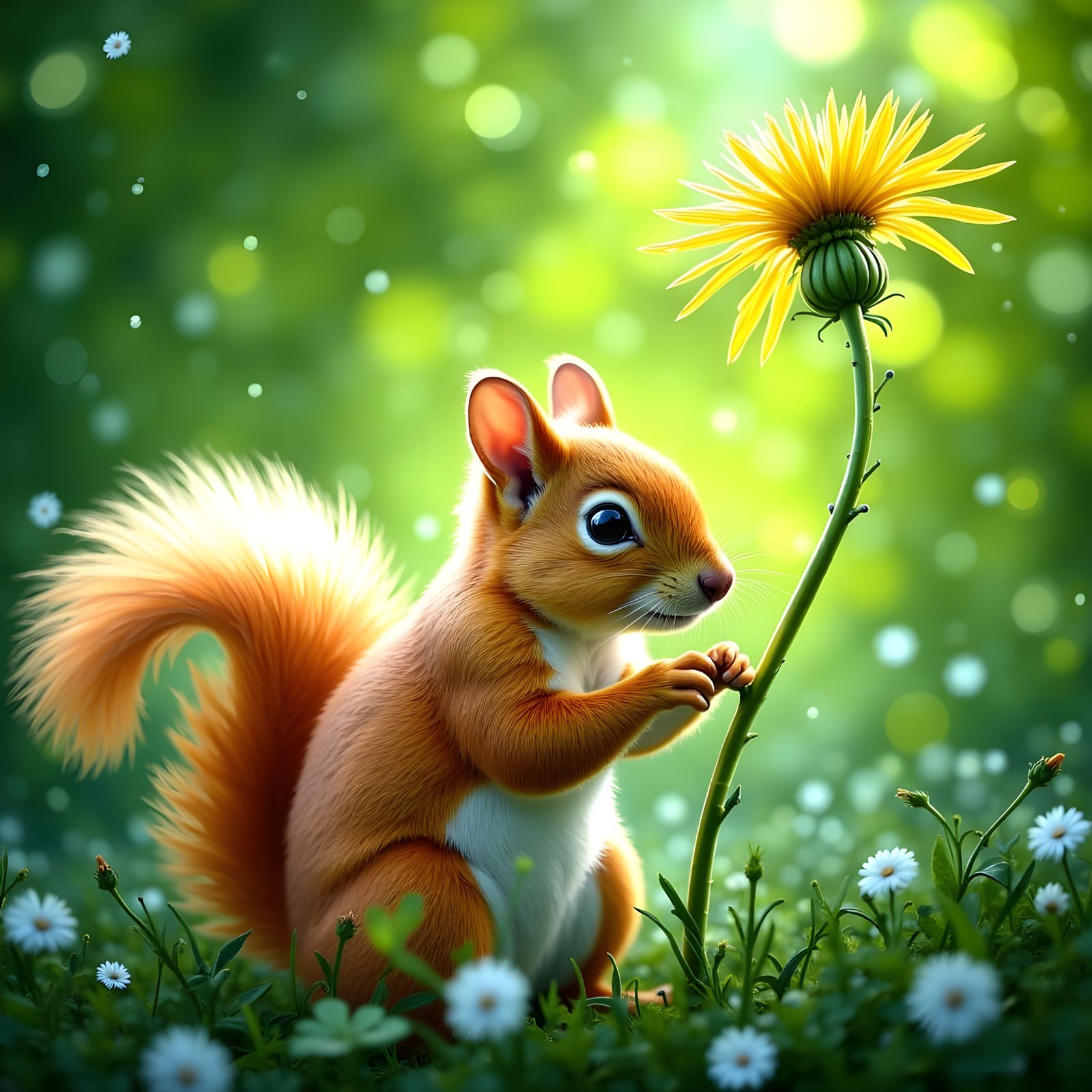 Fluffy Friend of the Forest