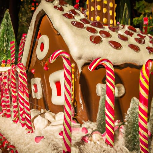 Gingerbread House and Forest, Sinister Art