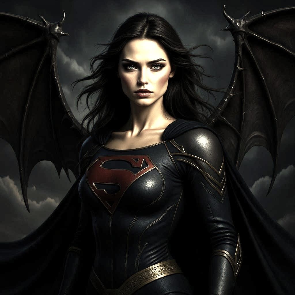 Gothic Devil Supergirl Villain