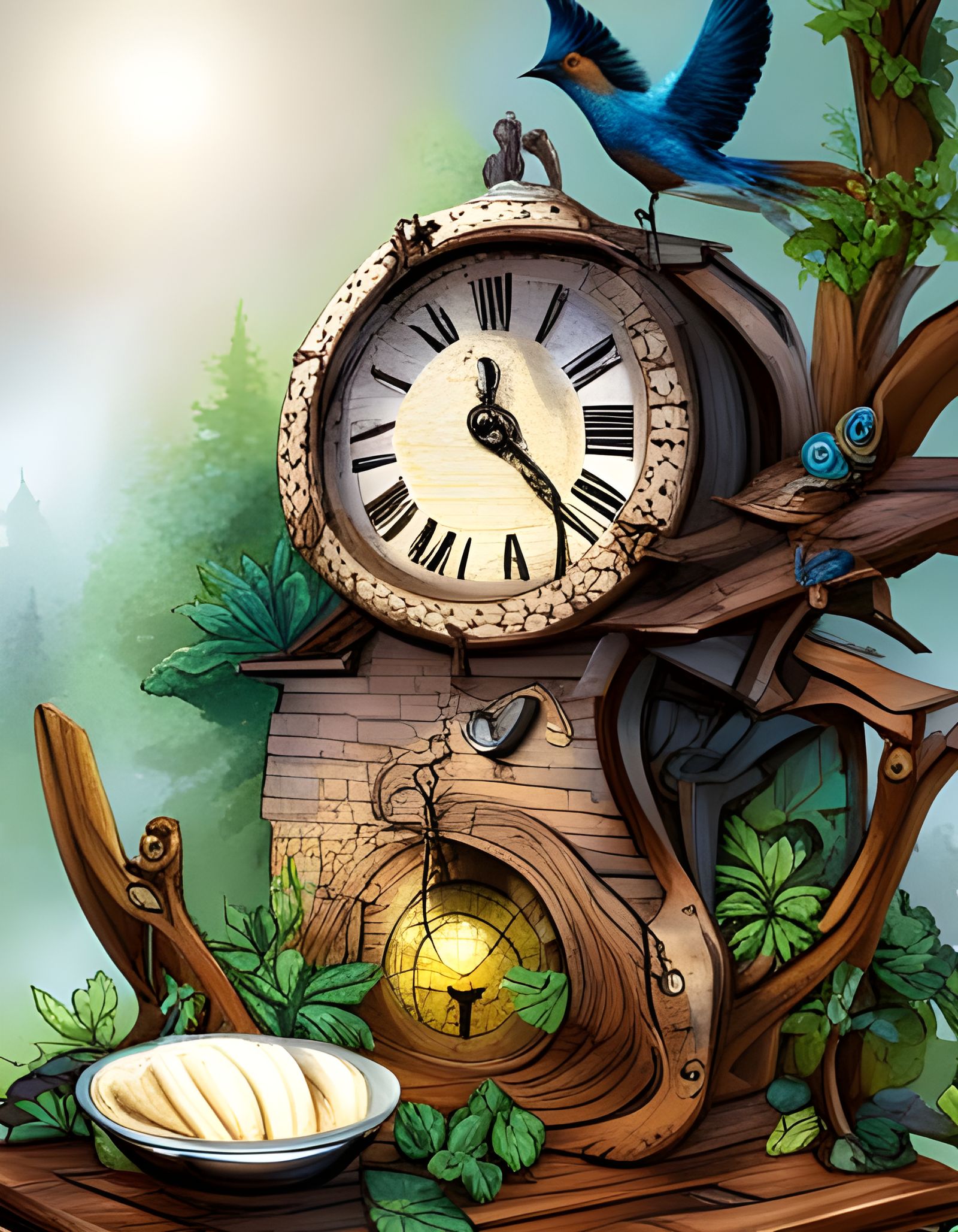 fantasy cuckoo clock