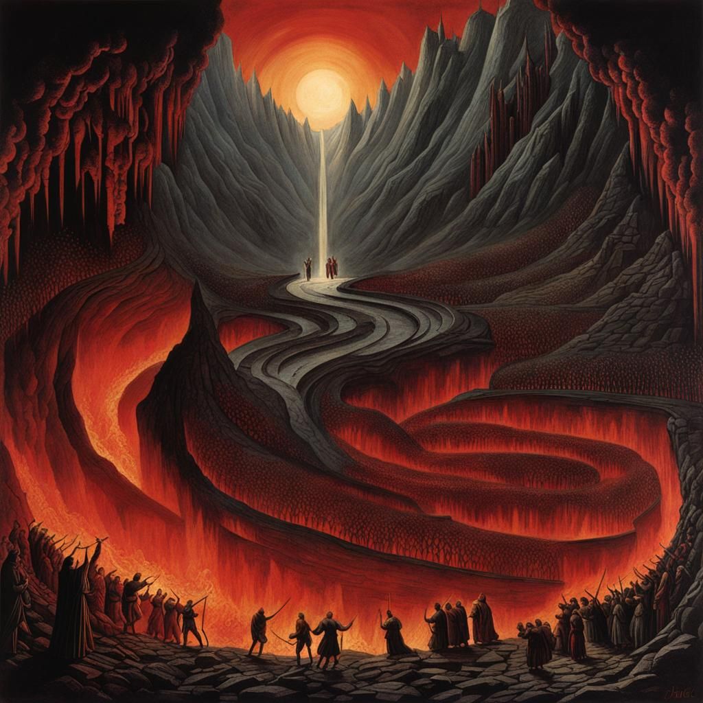 Representation of Dante's Inferno