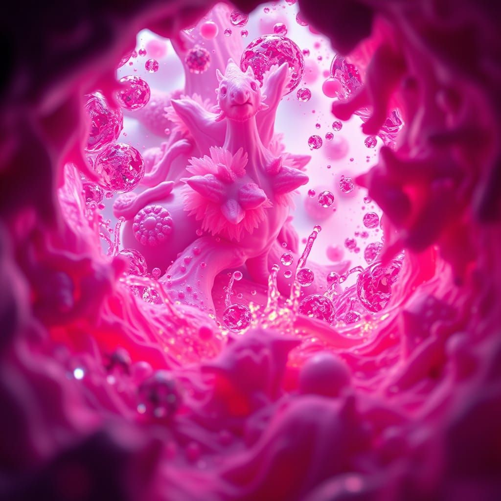 Ethereal Fantasy Realm in Vibrant Colors