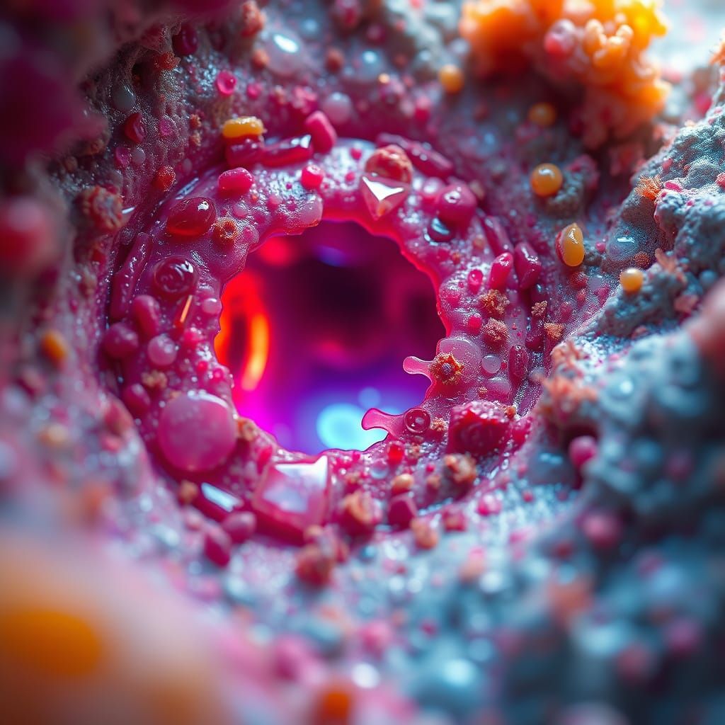 Surreal Fantasy Realm Unveiled in Intricate Detail