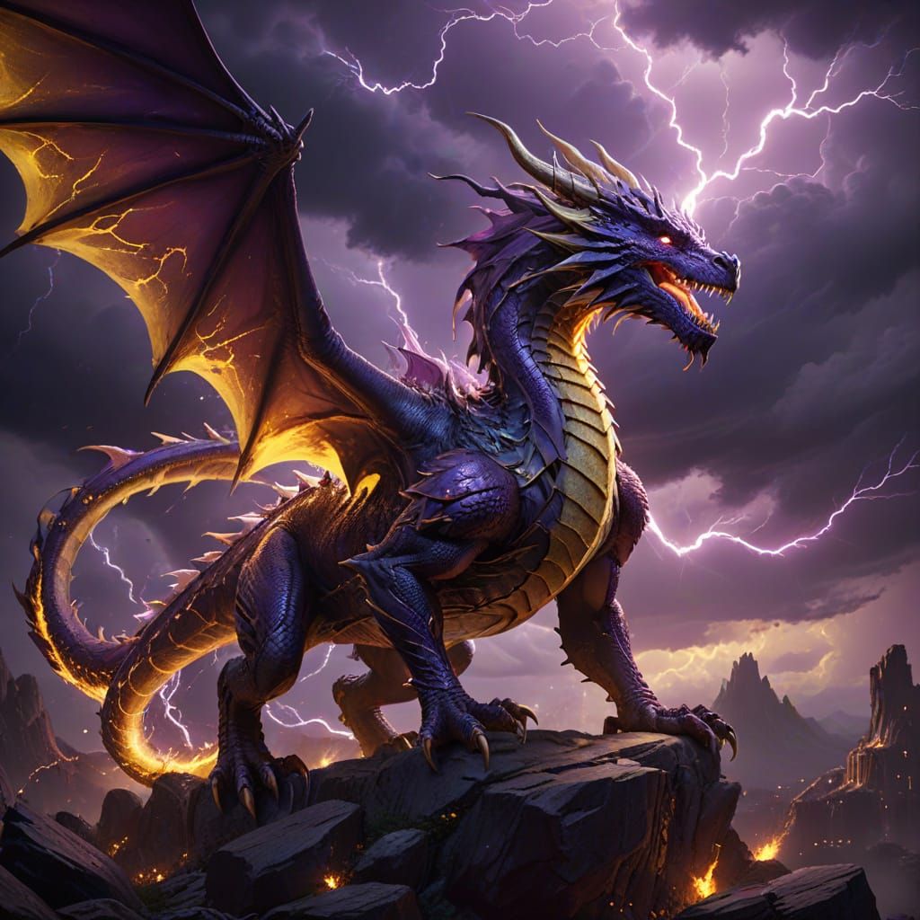 Ethereal Dragon Ignites Dark Fantasy Realm