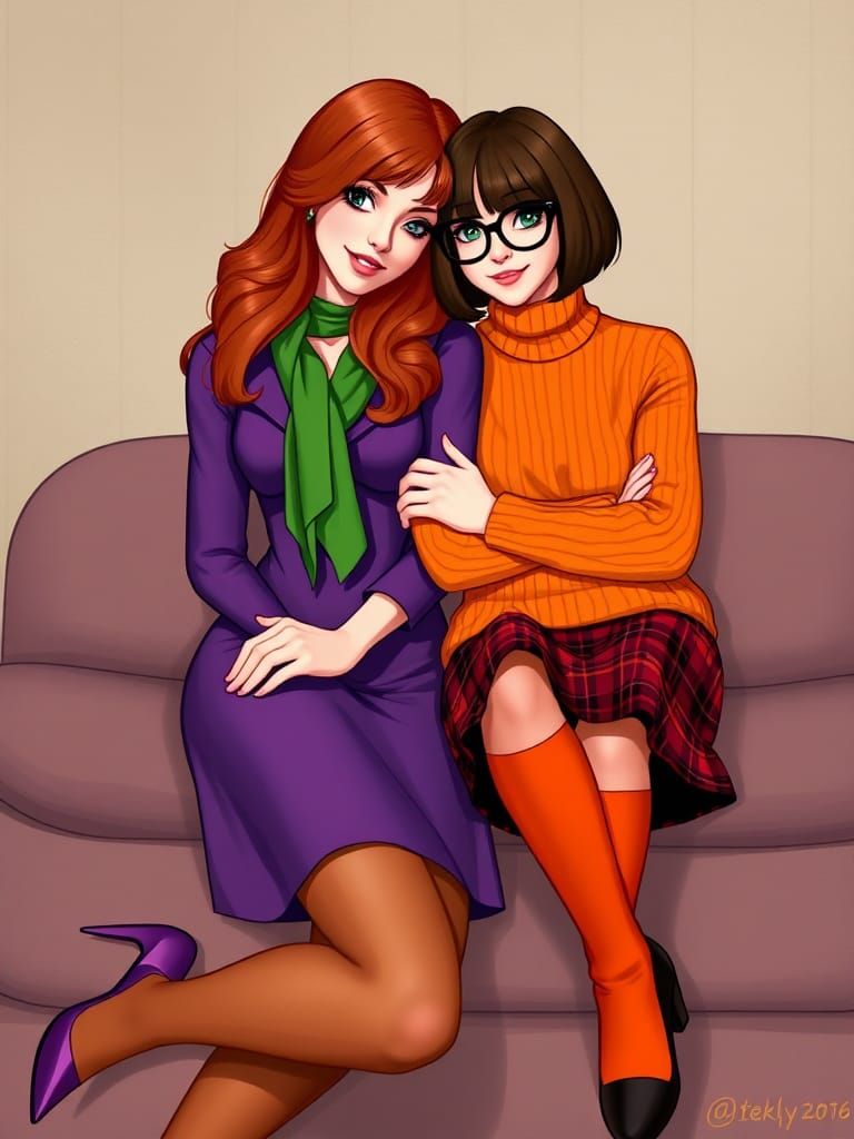 Mystery Team: 1960s-Inspired Flirty Female Characters