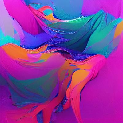 Vibrant Spectrum: A Colorful Digital Art Piece