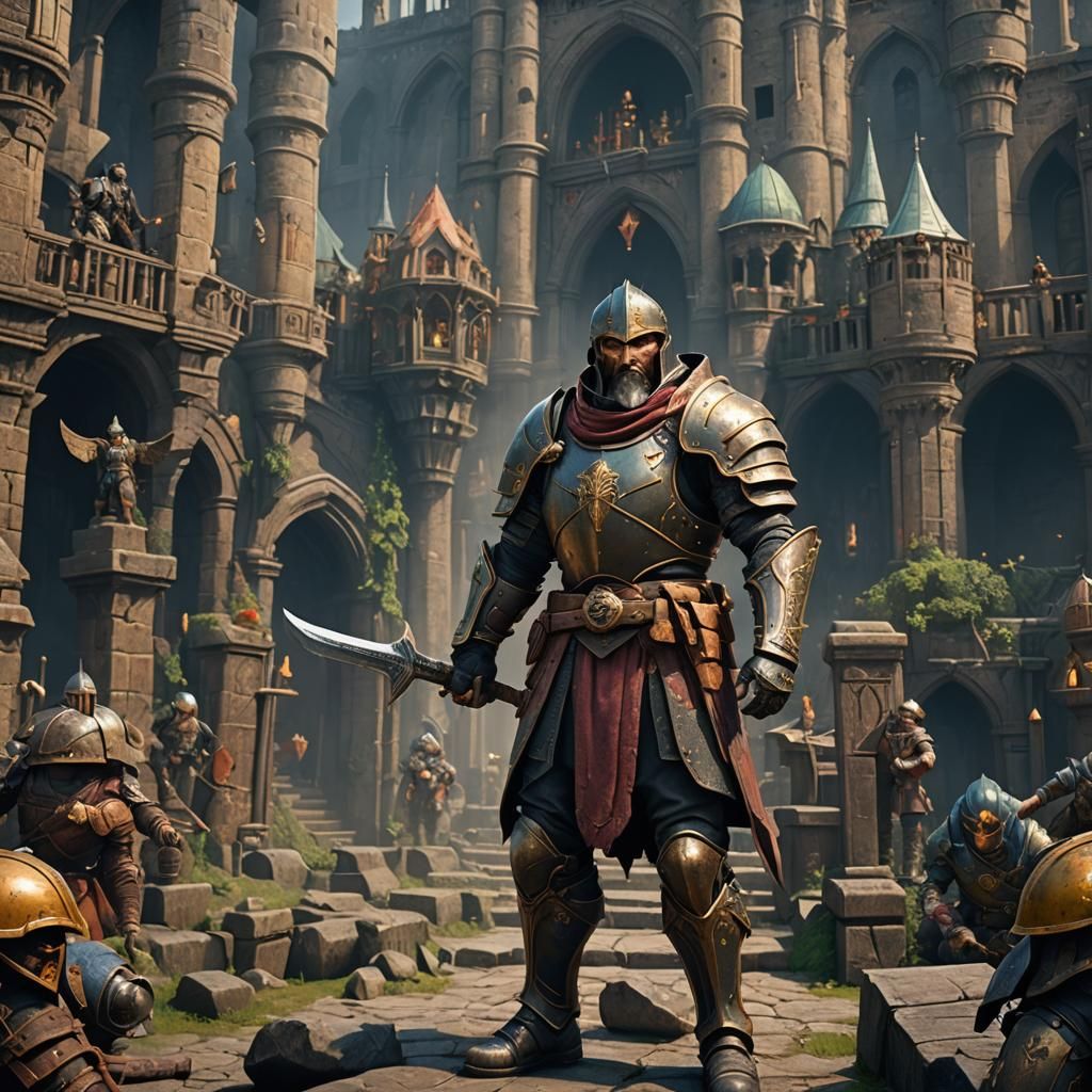 Man-At-Arms: Detailed Matte Painting in Unreal Engine
