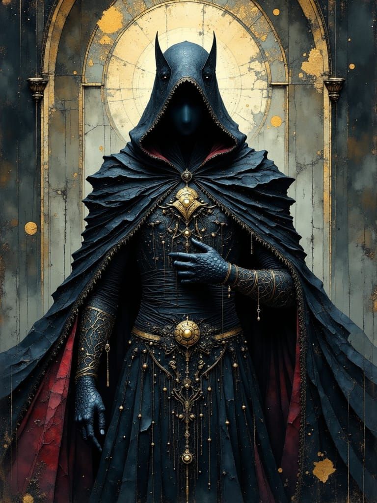 Lord of Darkness in Dramatic Lighting