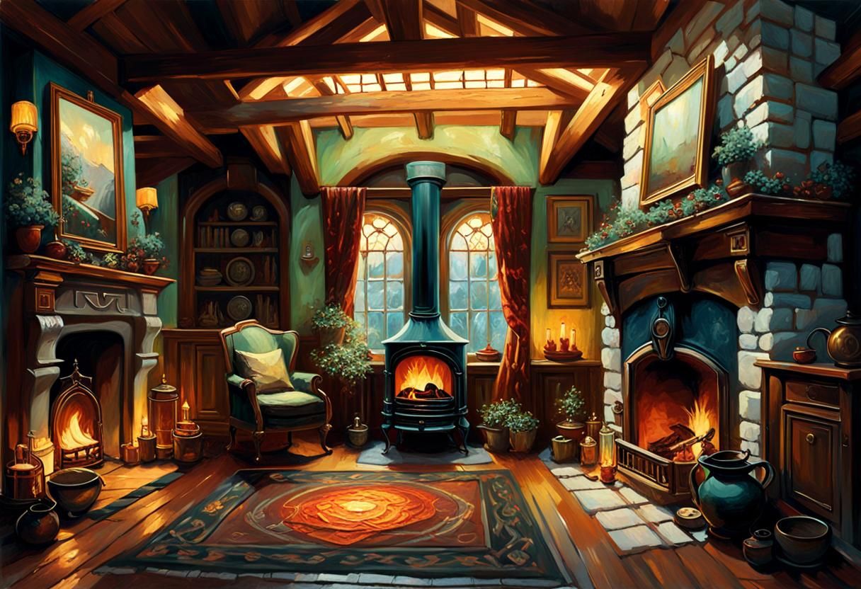 Festive Krampuslauf in Moonlit Alpine Village