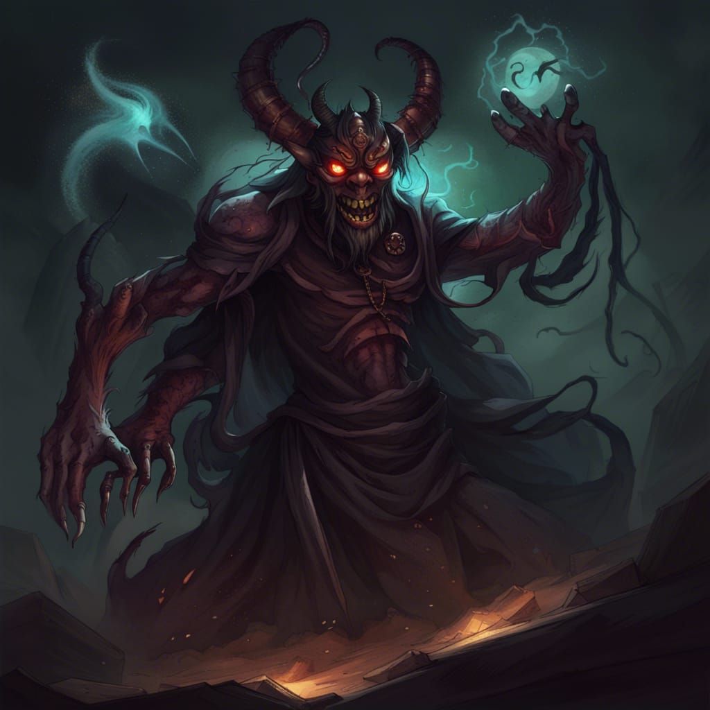 Terrifying Djinni Spirit Demon of Horror