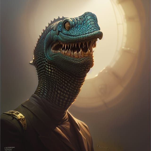 Komodo-Dinosaur Hybrid Alfred