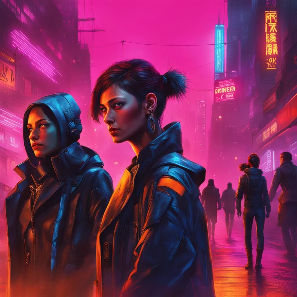 Welcoming Women at Geodesic Dome: Cyberpunk Style