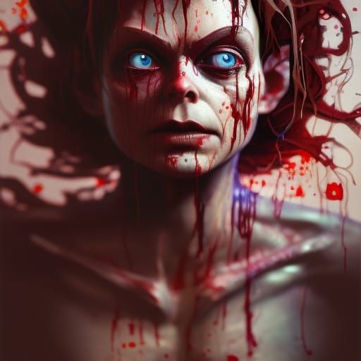 Inksplash Portrait of Helena Bonham Carter