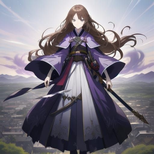 style book cover. tall. medieval teenage girl. brown Hair fl...