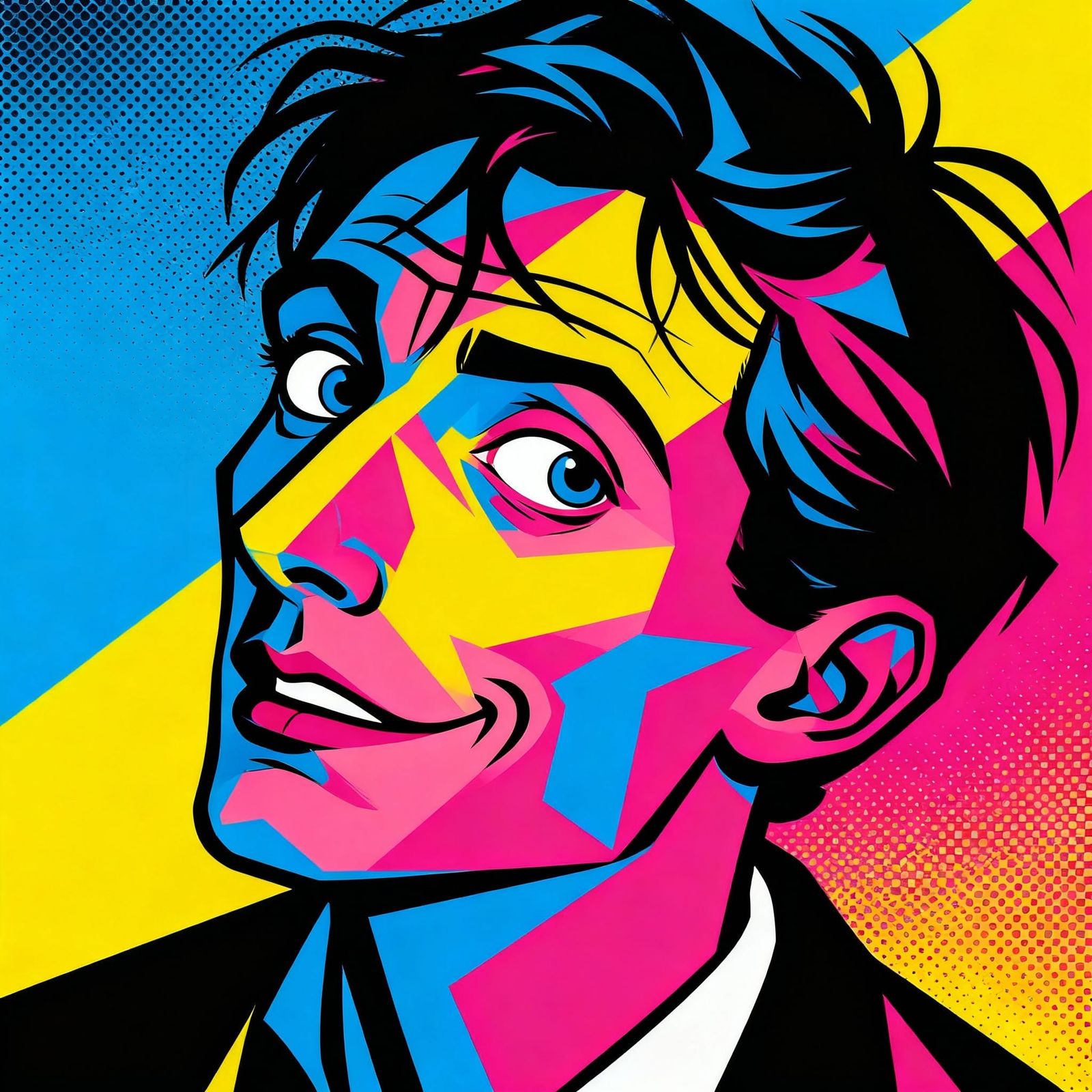 Astonished Expression with Drifting Eye and Mixed Smile-Scow...