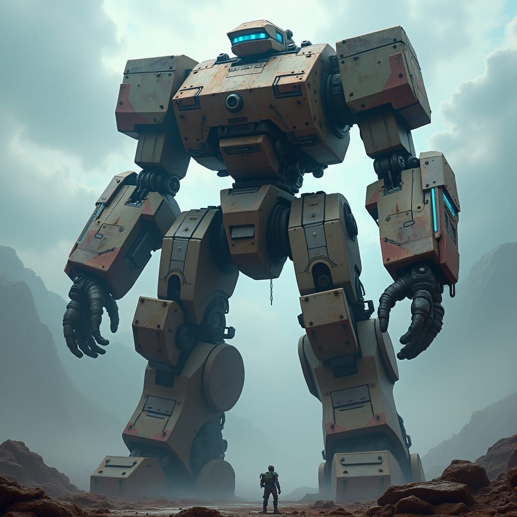 Jaeger Robot Ready to Fight Kaiju Threat