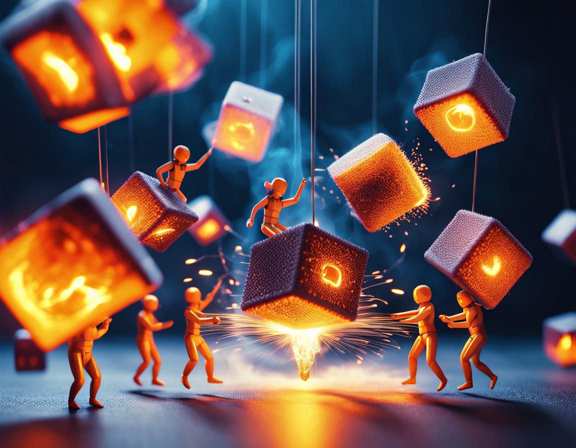 My God, The Cubes Can Fly!