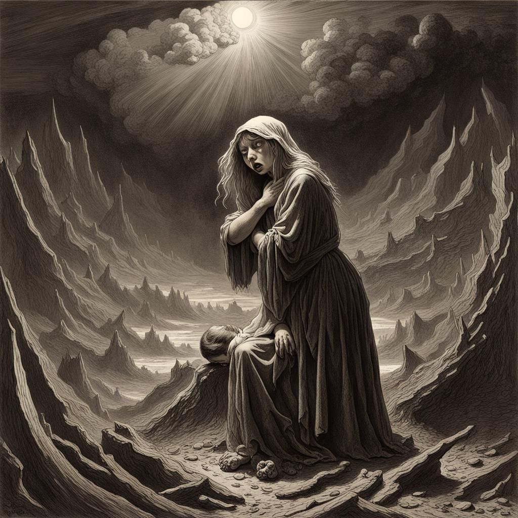 Girl Crying in Darkness: World's End Horror