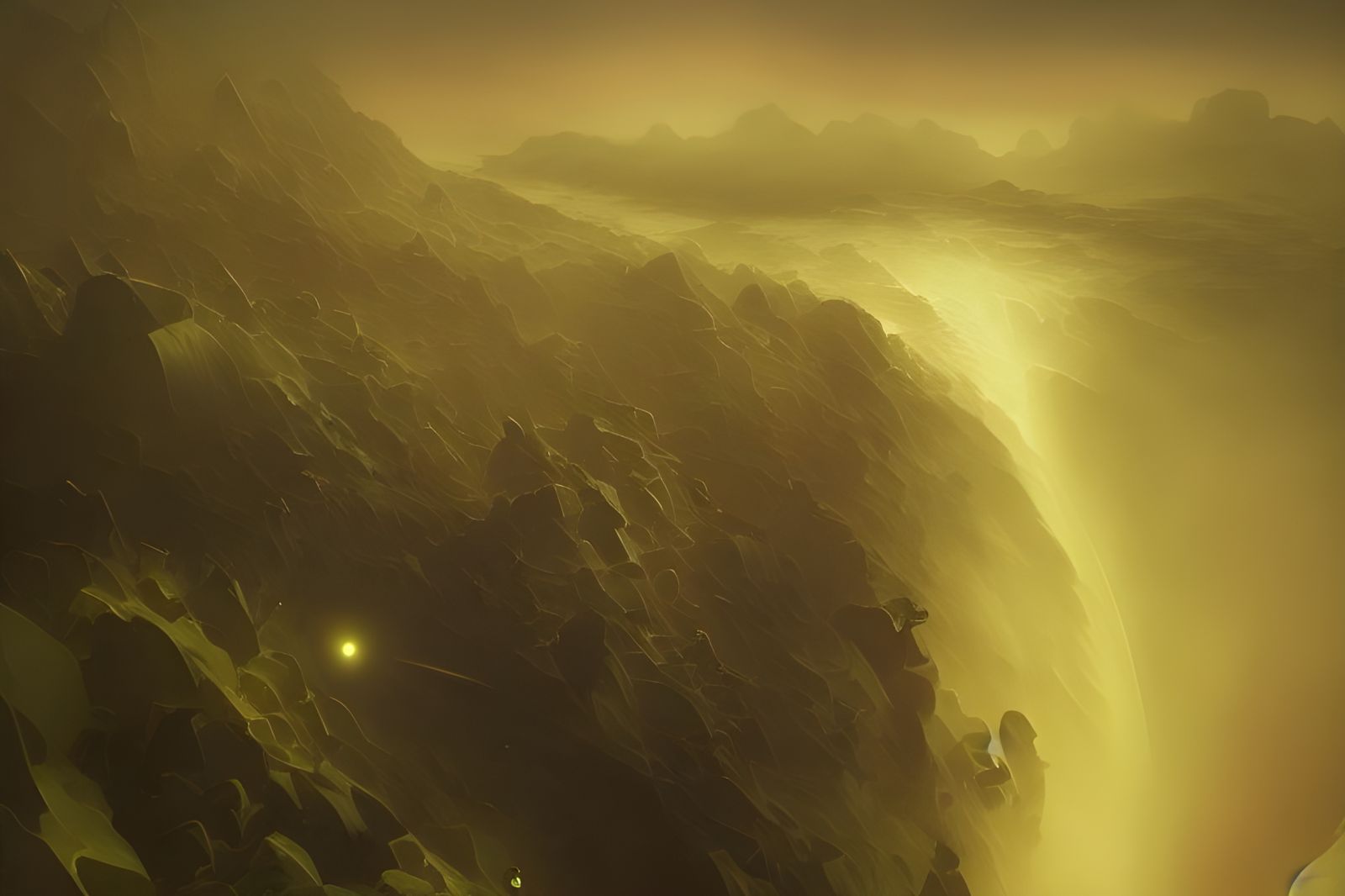 Surreal Abyss: Frenzied Mechanics and Celestial Particles