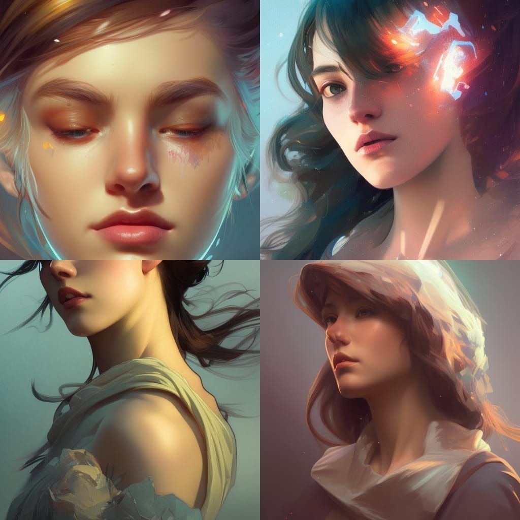 Love: Hyperdetailed Portrait in Dynamic Lighting