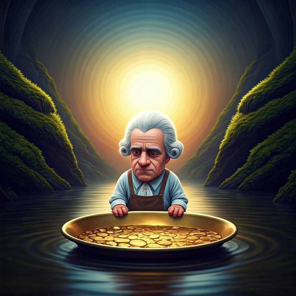 Gold Panning with George Washington Midgets